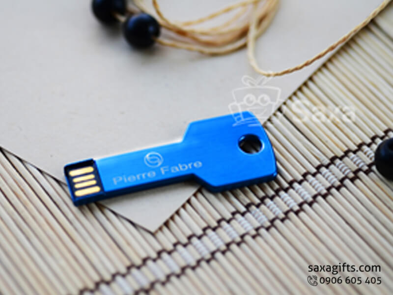 Usb kim loại chip chống nước hình chìa khóa