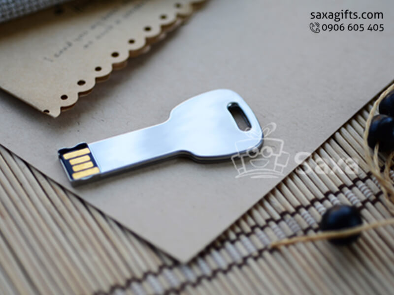 Usb kim loại chip chống nước hình chìa khóa bầu