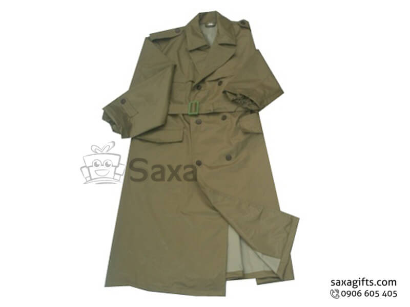 Rain jacket with logo printed made from premium polyester