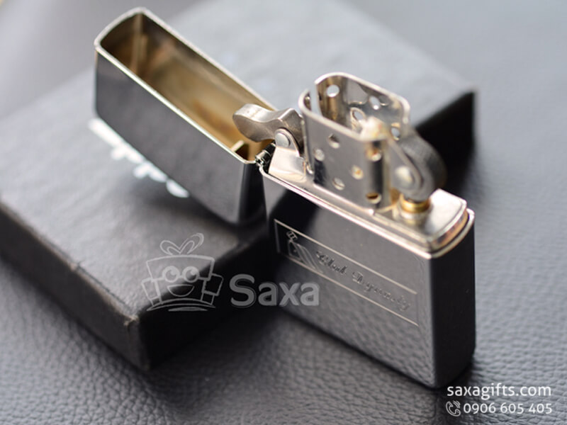 Promotion lighter with logo printed from luxurious Zippo