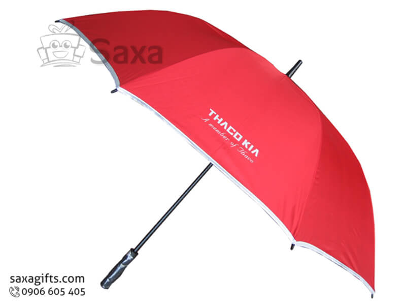 Straight umbrella with logo printed in UV prevention 2 ya cover