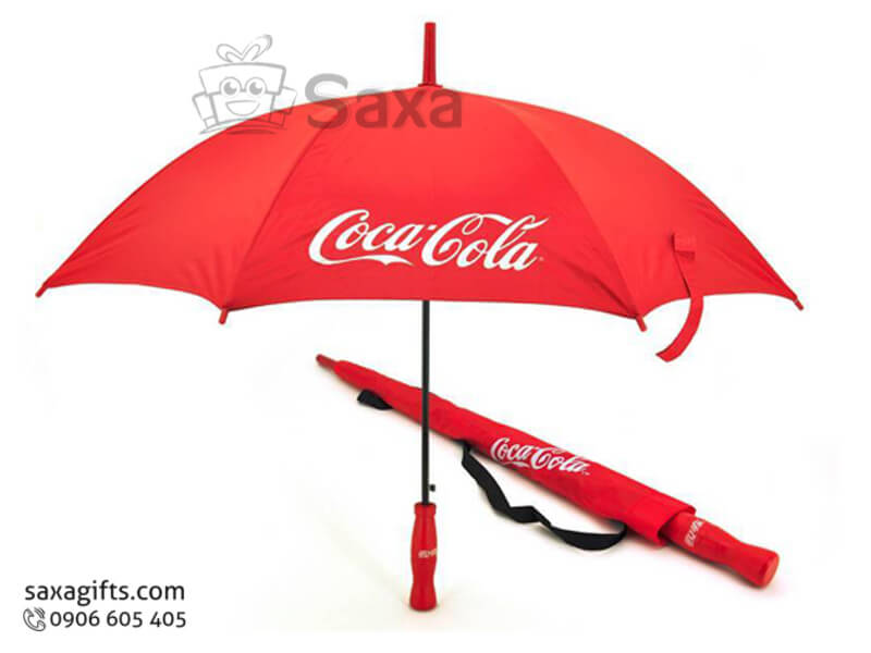 Dù cầm tay cán thẳng tay cầm hình chai Cocacola độc đáo