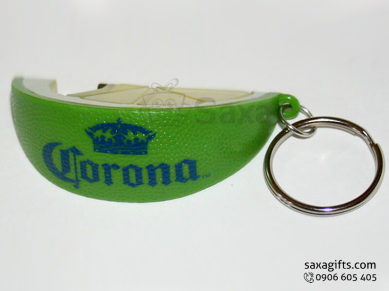 Beer Opener with logo printed in a piece of lemon shape