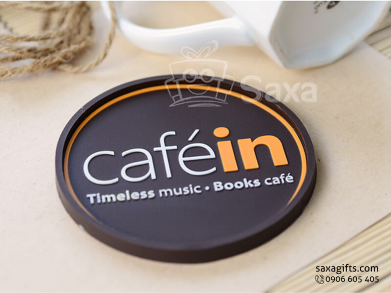 Lót ly cao su hình tròn đổ khuôn của Café In