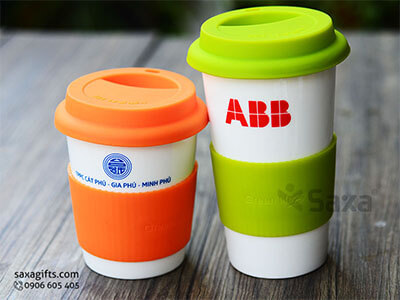 Premium ceramic cup and heat prevention rubber from Korea