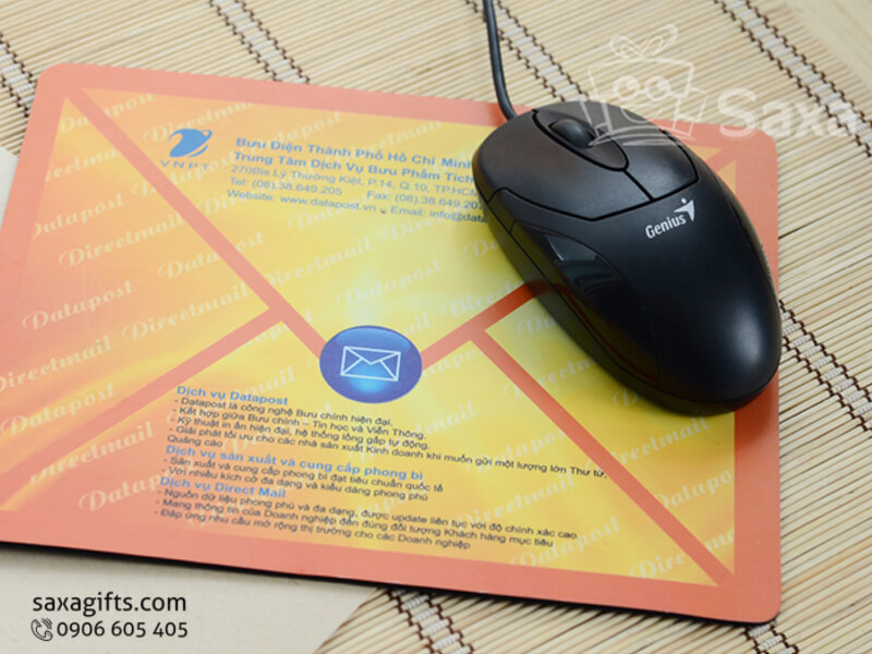 Mouse Pad with logo printed with envelope image