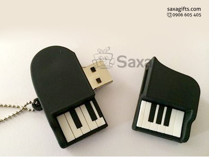 USB cao su 2D mô hình đàn piano