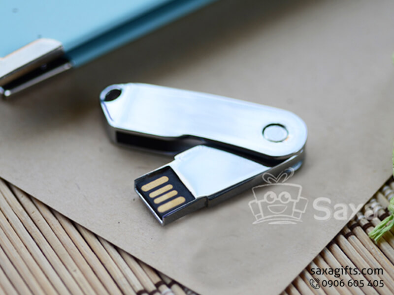 USB kim loại xoay chip chống nước