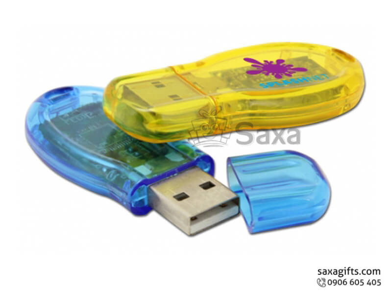 Usb nhựa nắp rời nhựa trong