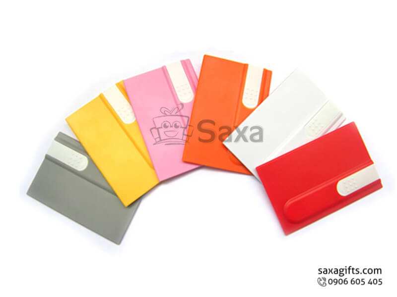 Plastic USB with logo printed in plastic ATM card shape