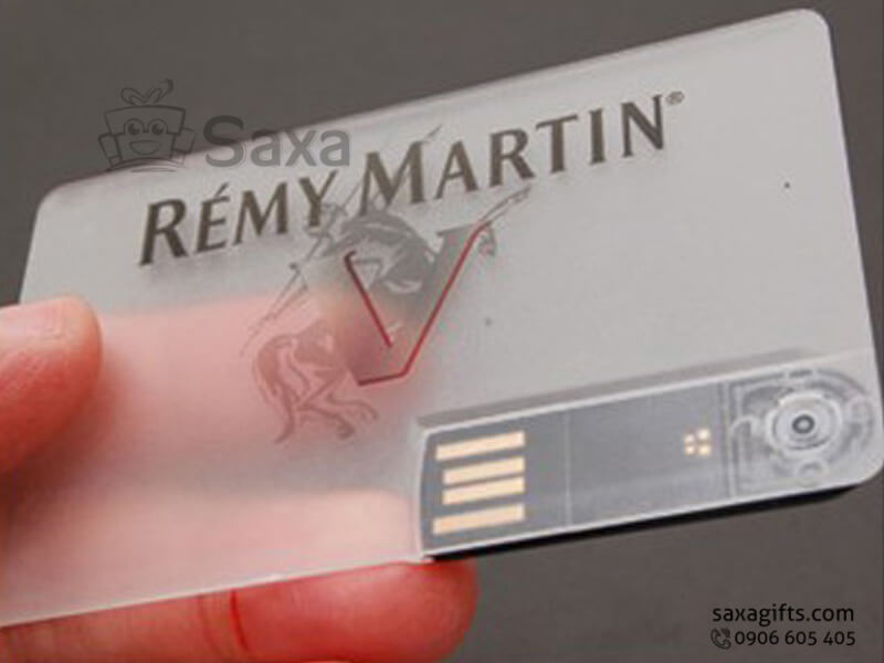 Plastic USB with 360 degree rotation in ATM card shape