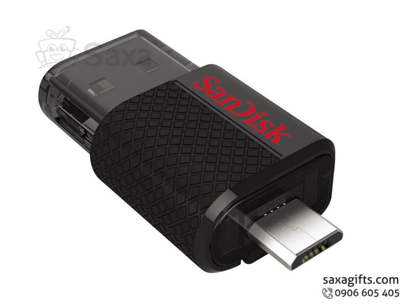 USB on to go nắp rời màu đen thương hiệu Sandisk