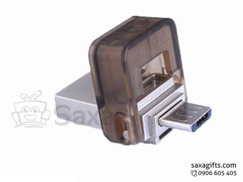 USB on to go nắp trượt bằng nhựa nhỏ gọn