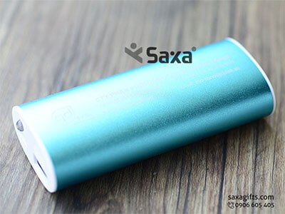 Pin sạc dự phòng in logo hình oval nhỏ gọn 5200mAH