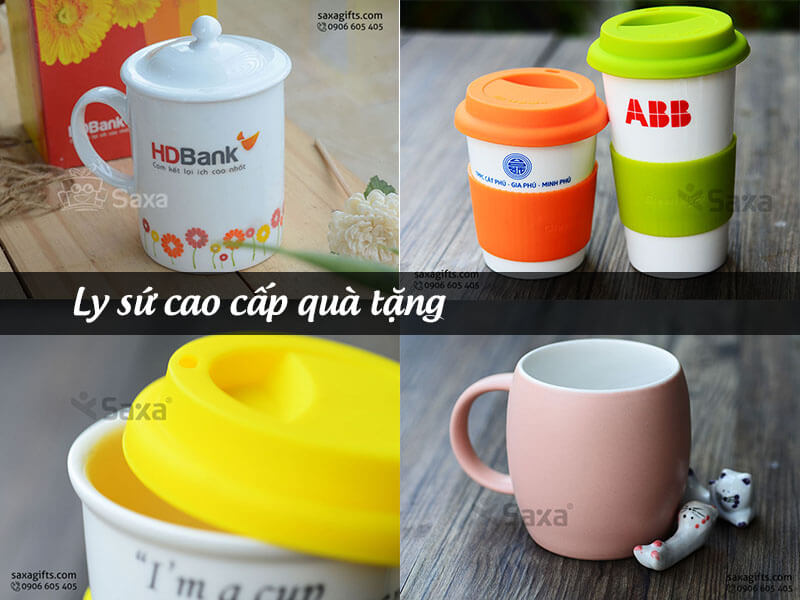 Ly sứ quà tặng – 3 thương hiệu Ly Sứ cao cấp để khách in logo