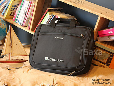 Laptop bag with AGRIBANK logo printed and shockproof