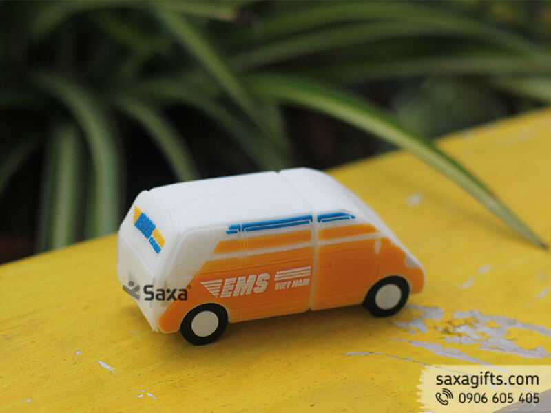 Rubber USB in 3D Moulding EMS Car Shape