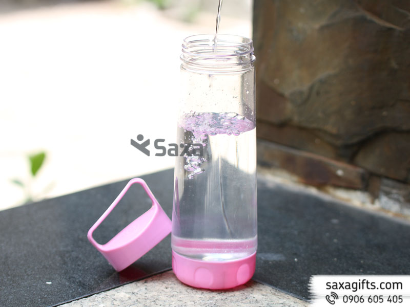 The sports water bottle made of plastic with the sealed lid - Sample 1 - Product of Vietnam