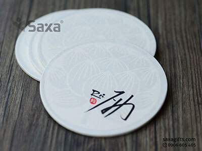 Lót ly giấy in logo Sushi Rei