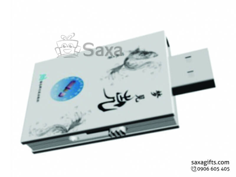 Usb nhựa in logo thanh trượt mô hình tạp chí Time