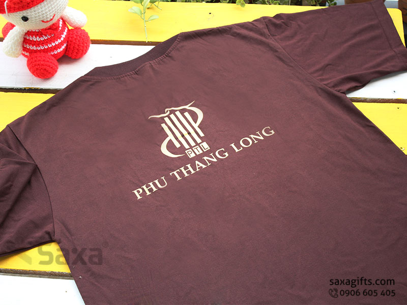 Áo thun quảng cáo in logo thương hiệu Phú Thăng Long