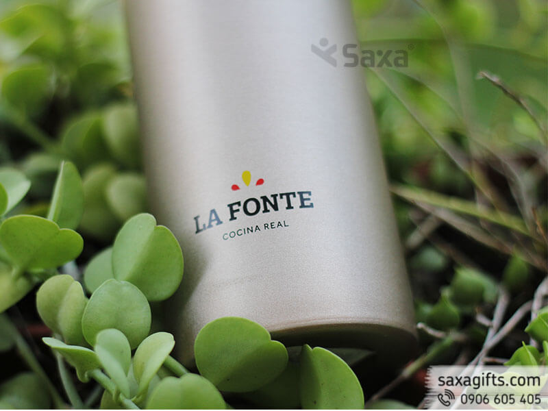 Bình giữ nhiệt Lafonte nắp bật phối màu sang trọng