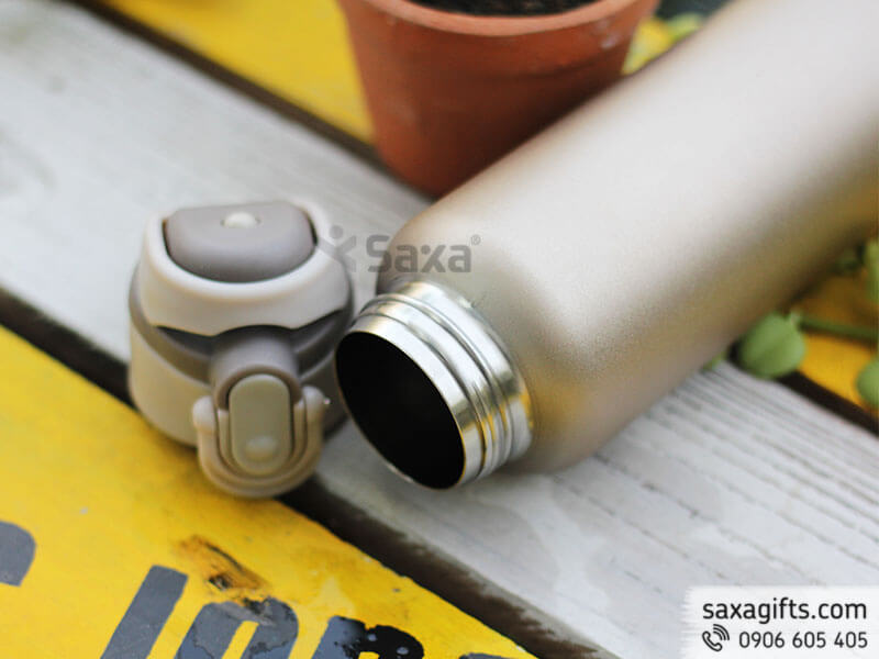 Bình giữ nhiệt Lafonte nắp bật phối màu sang trọng
