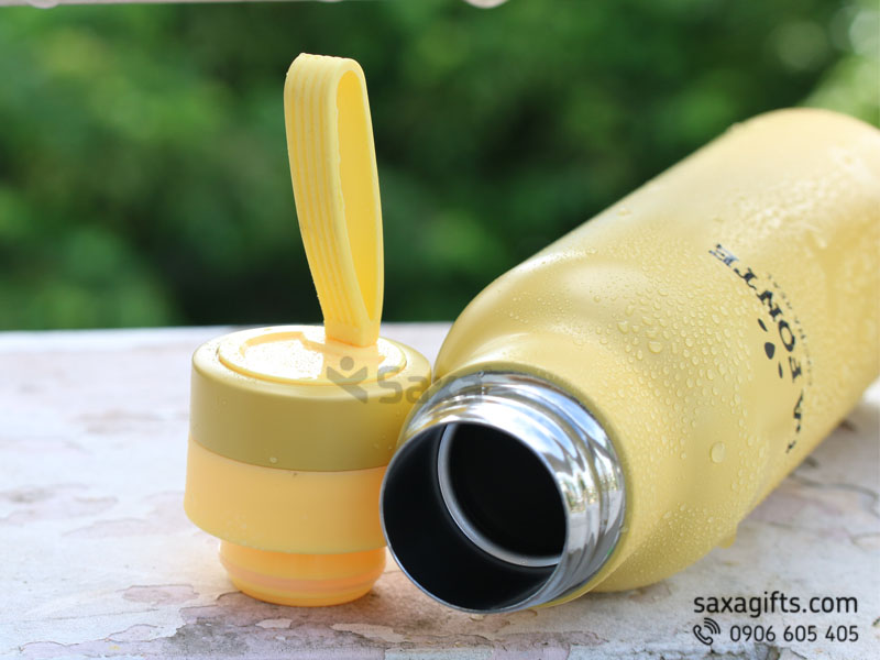 Bình Giữ Nhiệt La Fonte 500ml quai xách silicon