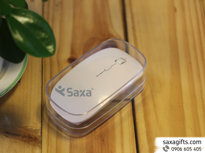 Chuột không dây màu trắng quà tặng