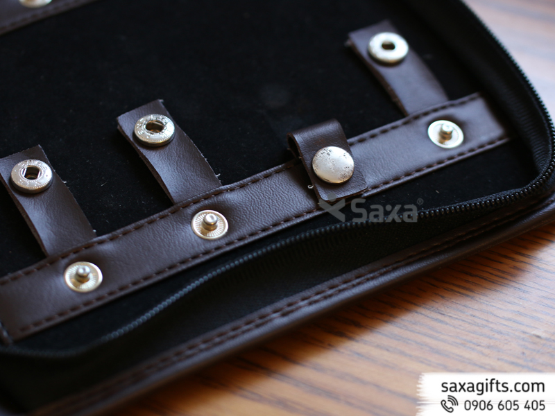 Bìa móc khóa có dây kéo