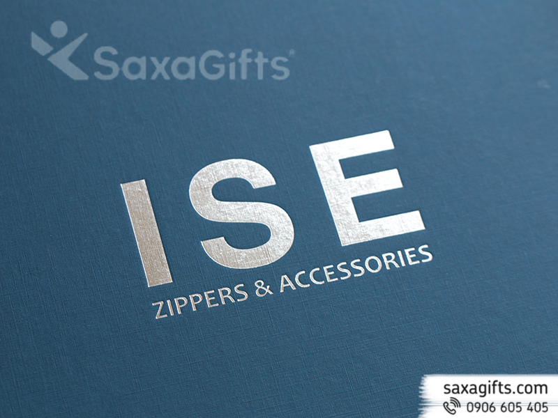 Bộ quà tặng 2 món: Sổ, Chuột Bluetooth - In logo ISE