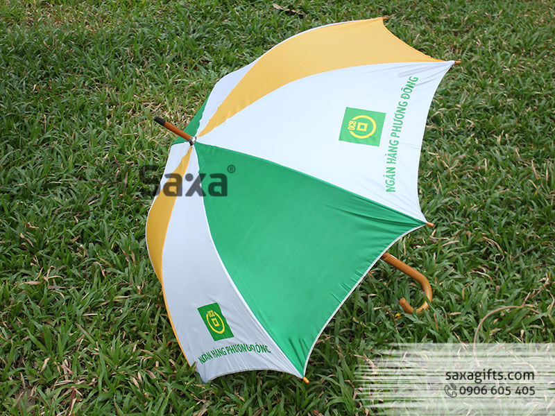 5 lợi ích khi chọn dù cầm tay in logo khung kèo poly
