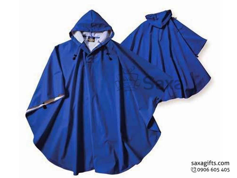 Áo mưa cánh bướm in logo vải dù 2 lớp bền đẹp