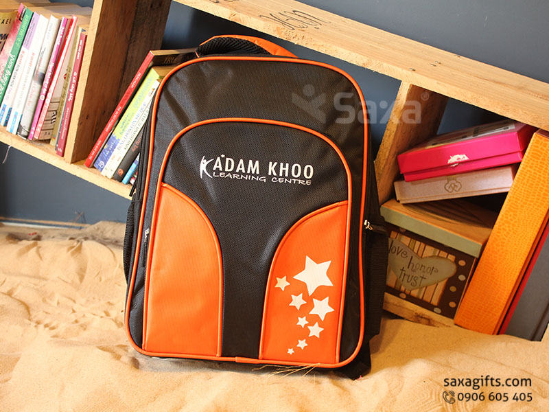 Balo quà tặng cho học sinh – Thêu logo Adam Khoo