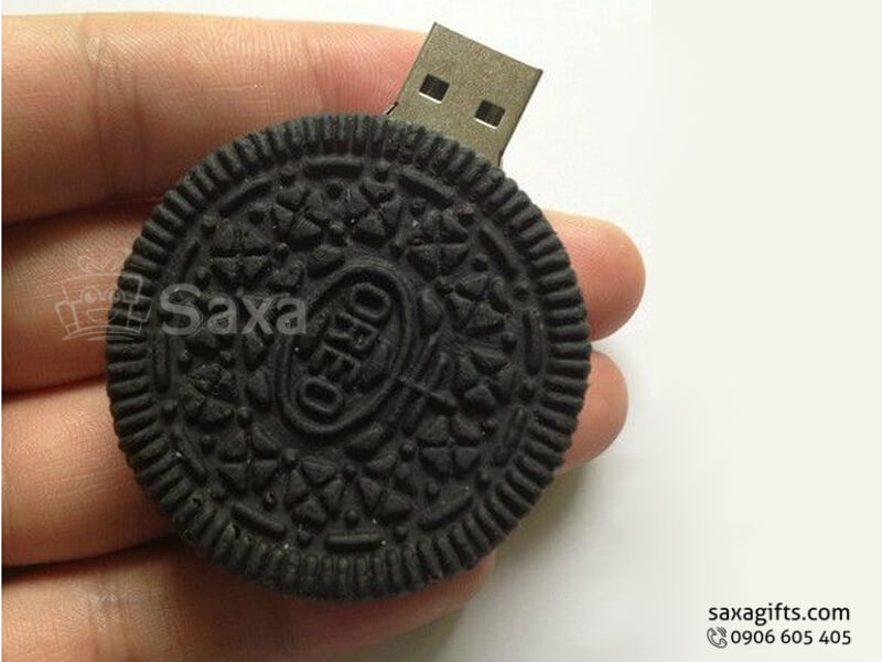 USB cao su làm theo mẫu 3D mô hình bánh quy