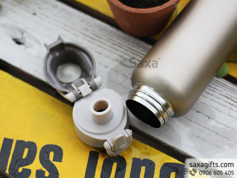 Bình giữ nhiệt Lafonte nắp bật phối màu sang trọng