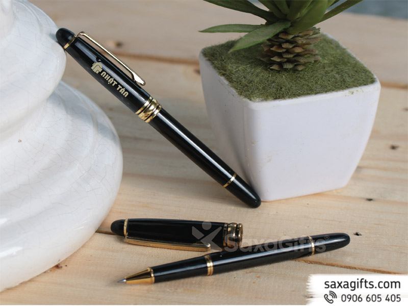 Bút kim loại nắp rời, 2 đầu tròn độc đáo